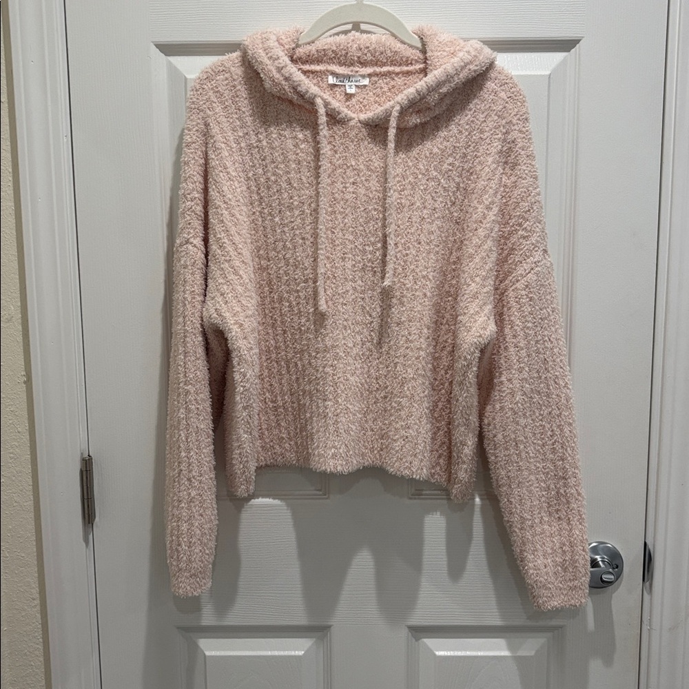 Cloud Chaser Fuzzy Pink Hoodie